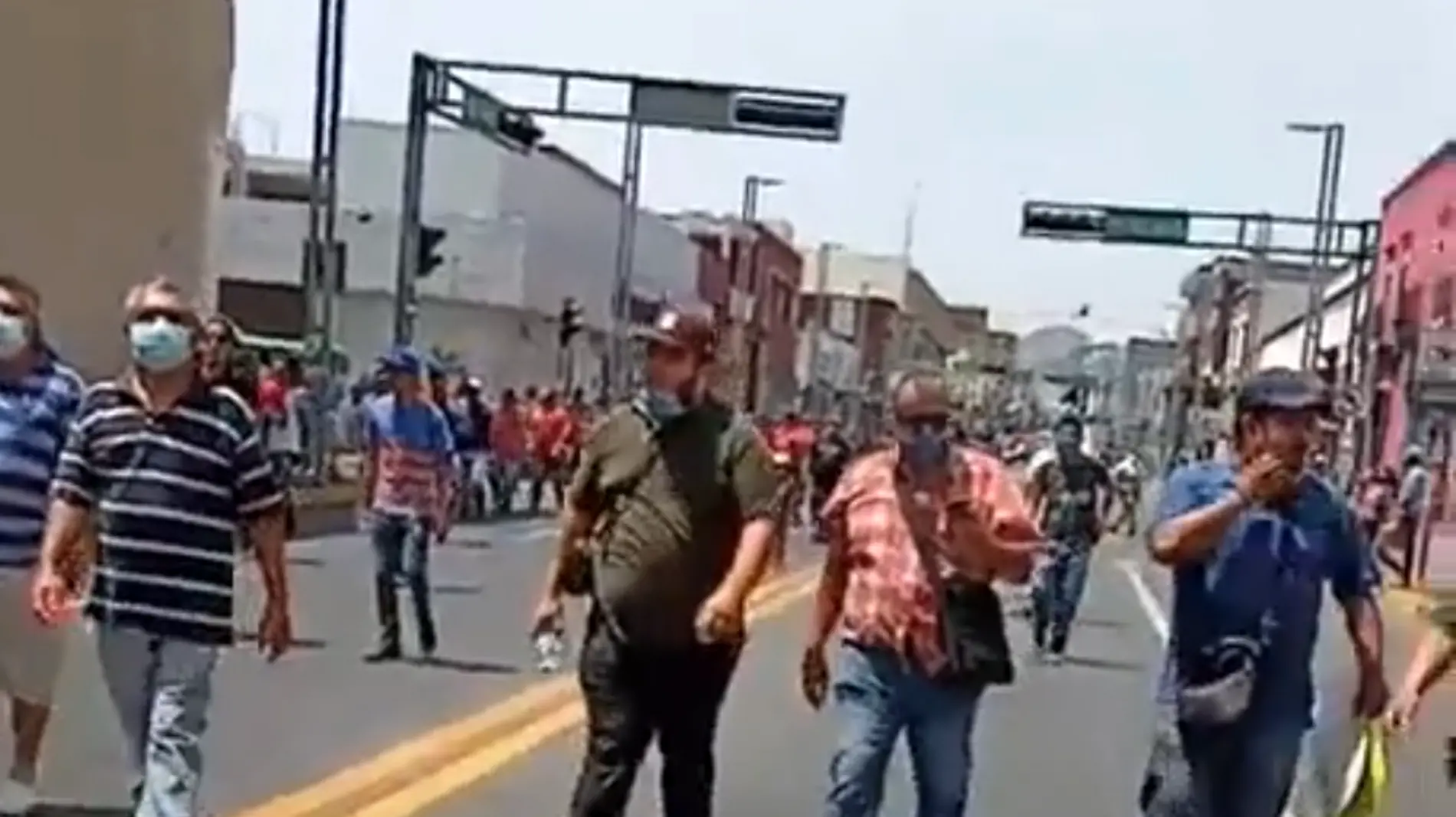 Manifestación choferes Nayarit